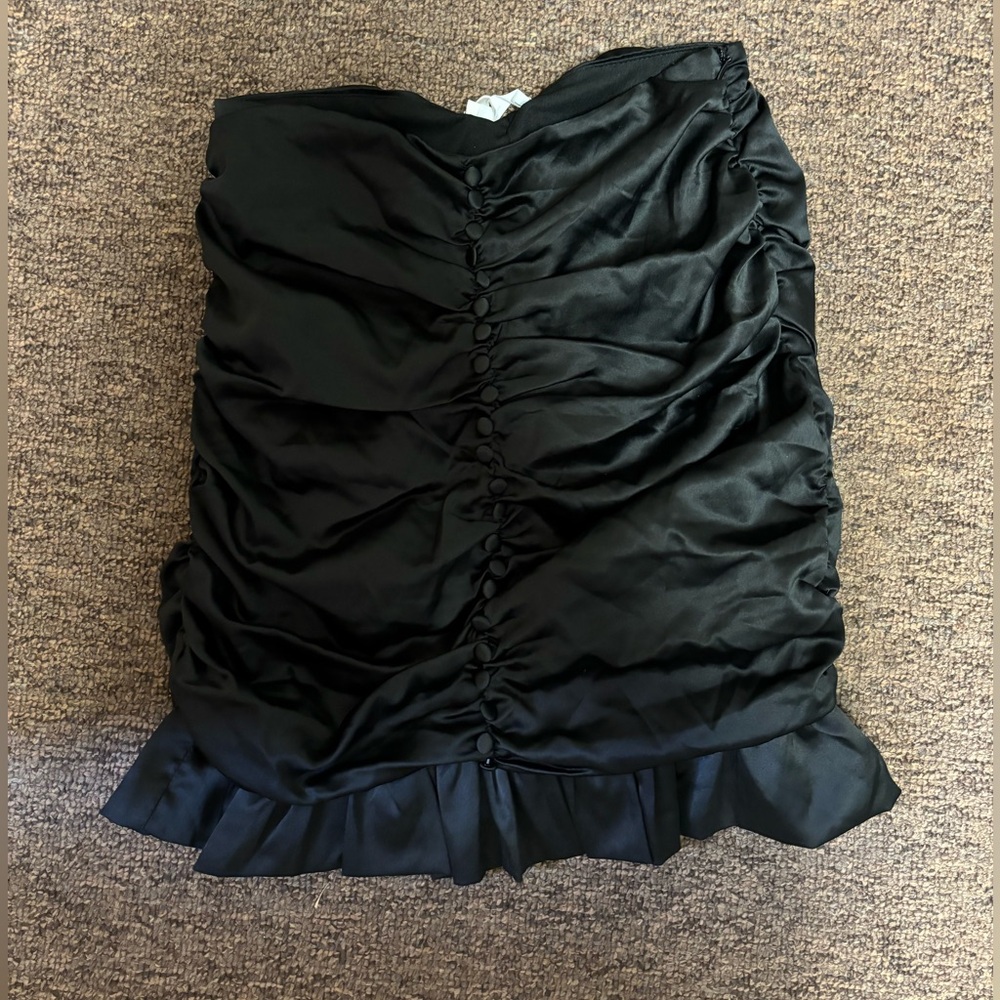 M.N.I Black Ruffle Skirt - Size Small - Brand New
